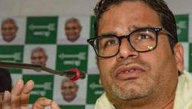 Prashant Kishor contested the stand taken by the ruling Bharatiya Janata Party-led NDA coalition’s stand on the citizenship law (PTI)