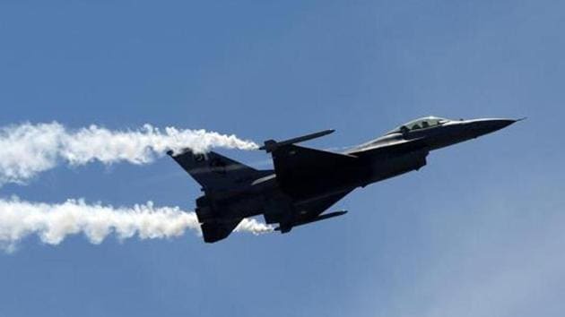 The IAF had said that during the aerial engagement on February 27, one of its MiG-21 Bison shot down a F-16. The Indian Air Force on February 28 displayed pieces of the AMRAAM missile, fired by a Pakistani F-16(REUTERS/ REpresentative Image) The IAF had said that during the aerial engagement on February 27, one of its MiG-21 Bison shot down a F-16. The Indian Air Force on February 28 displayed pieces of the AMRAAM missile, fired by a Pakistani F-16(REUTERS/ REpresentative Image)