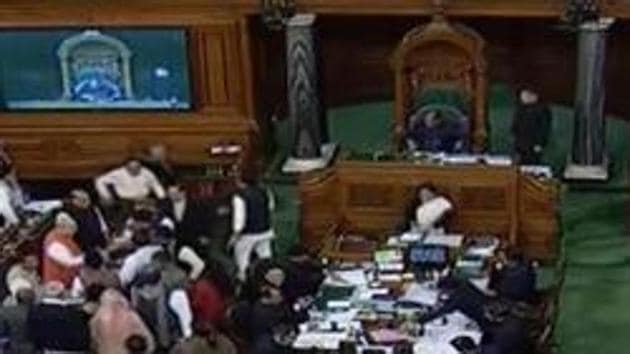 Members in Lok Sabha referred on Wednesday the personal data protection bill to a new a parliamentary committee. (PTI) Members in Lok Sabha referred on Wednesday the personal data protection bill to a new a parliamentary committee. (PTI)