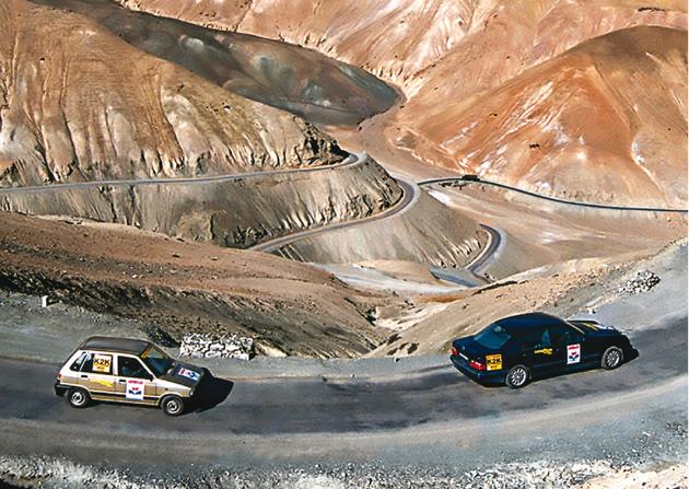 The K2K drive was flagged off from Kargil in a Maruti 800 and the uber-expensive Mercedes E240