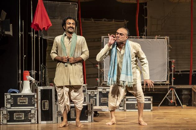 Rajit Kapur (left) and Ajeet Singh Palawat in a still from Mosambi Narangi