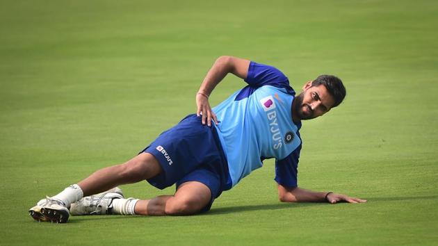 Bhuvneshwar Kumar during a practice session ahead of the first T20 match against West Indies. (PTI) Bhuvneshwar Kumar during a practice session ahead of the first T20 match against West Indies. (PTI)