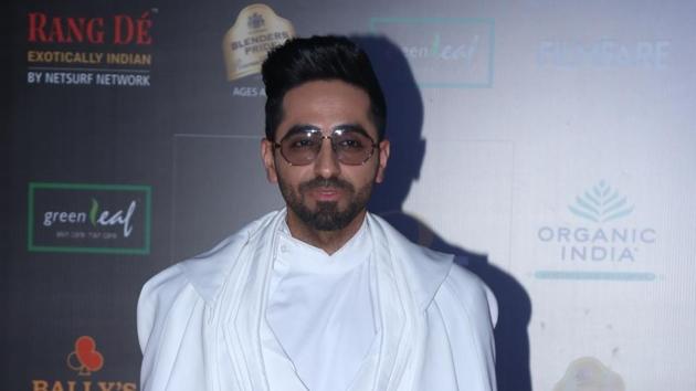 Mumbai: Actor Ayushmann Khurrana on the red carpet of Filmfare Glamour And Style Awards 2019 in Mumbai on Dec 3, 2019. (Photo: IANS) (IANS) Mumbai: Actor Ayushmann Khurrana on the red carpet of Filmfare Glamour And Style Awards 2019 in Mumbai on Dec 3, 2019. (Photo: IANS) (IANS)