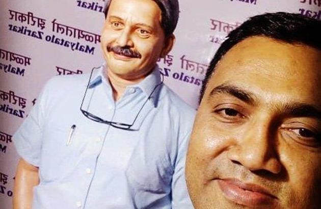Goa Chief Minister Pramod Sawant on Friday said late Manohar Parrikar had transferred his “josh” (spirit) to him.(@DrPramodPSawant/Twitter) Goa Chief Minister Pramod Sawant on Friday said late Manohar Parrikar had transferred his “josh” (spirit) to him.(@DrPramodPSawant/Twitter)