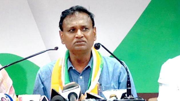 Udit Raj joined the Congress ahead of the 2019 Lok Sabha Elections.(HT File Photo)