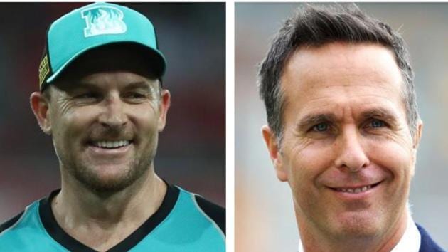 Brendon McCullum and Michael Vaughan. (HT Collage) Brendon McCullum and Michael Vaughan. (HT Collage)