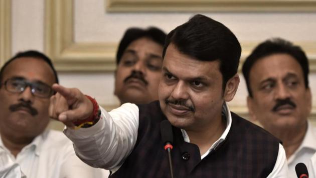 Fadnavis also announced that the BJP would boycott the customary tea party to be hosted by Chief Minister Uddhav Thackeray on Sunday (Satish Bate/HT Photo) Fadnavis also announced that the BJP would boycott the customary tea party to be hosted by Chief Minister Uddhav Thackeray on Sunday (Satish Bate/HT Photo)