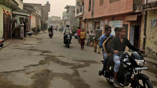 Boys ride a motorcycle in Kapurthala. Indian regulators knew the massive quantities manufactured in the country were spilling over domestically and countless Indians were addicted. But S.K. Jha, responsible for the northern region of Narcotics Control Bureau, said he was shocked to learn in 2018 that tramadol from India was ravaging African nations. They realized then they needed to act, he said. (Channi Anand / AP)