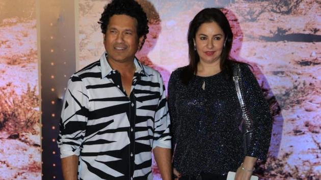 Sachin Tendulkar and Anjali Tendulkar at U2 concert. (varinder chawla) Sachin Tendulkar and Anjali Tendulkar at U2 concert. (varinder chawla)