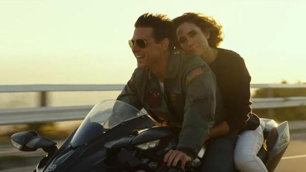 Top Gun Maverick trailer: Tom Cruise and Jennifer Connelly in a still from the latest trailer.