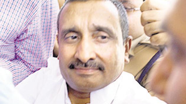 Expelled BJP MLA Kuldeep Sengar was convicted of rape by a Delhi court on Monday.(HT PHOTO) Expelled BJP MLA Kuldeep Sengar was convicted of rape by a Delhi court on Monday.(HT PHOTO)
