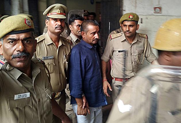File picture of Unnao rape accused Kuldeep Singh Sengar who has been convicted by Tis Hazari court, in New Delhi on Monday. (ANI PHOTO) File picture of Unnao rape accused Kuldeep Singh Sengar who has been convicted by Tis Hazari court, in New Delhi on Monday. (ANI PHOTO)