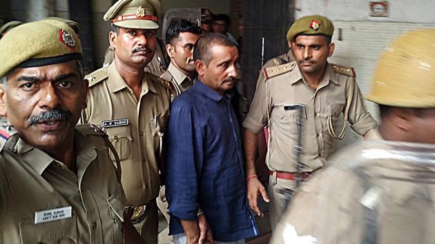 Kuldeep Singh Sengar, former BJP MLA from Unnao in Uttar Pradesh was convicted of rape by a Delhi court on Monday.(ANI)