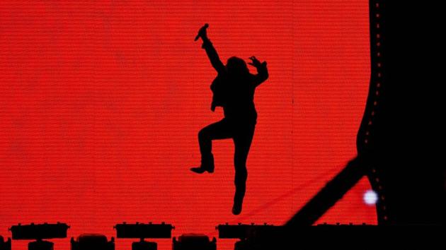 Navi Mumbai: Irish rock band U2 singer Bono performs during a concert, in Navi Mumbai, Sunday, Dec. 15, 2019. (PTI Photo/Shashank Parade)(PTI12_15_2019_000247B) (PTI) Navi Mumbai: Irish rock band U2 singer Bono performs during a concert, in Navi Mumbai, Sunday, Dec. 15, 2019. (PTI Photo/Shashank Parade)(PTI12_15_2019_000247B) (PTI)