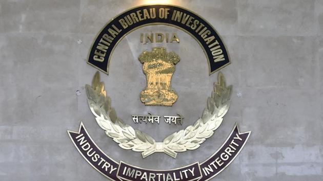 Central Bureau of Investigation (CBI) logo at CBI HQ, New Delhi(PTI)