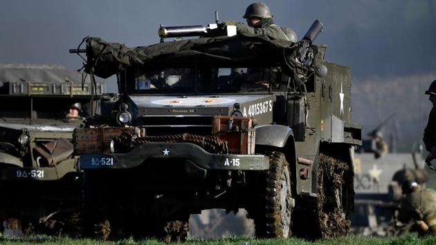 Initially outnumbered, US troops delayed the attack enough in fierce fighting to allow reinforcements to stream in and turn the tide of the battle by Christmas. After a month of fighting, the move into Germany was unstoppable. (John Thys / AFP) Initially outnumbered, US troops delayed the attack enough in fierce fighting to allow reinforcements to stream in and turn the tide of the battle by Christmas. After a month of fighting, the move into Germany was unstoppable. (John Thys / AFP)