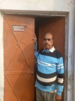 Zafar Raza at his family home in old Lucknow. He said his father Hasan Raza’s last wish was to be known as an Indian national. (Deepak Gupta / HT) Zafar Raza at his family home in old Lucknow. He said his father Hasan Raza’s last wish was to be known as an Indian national. (Deepak Gupta / HT)