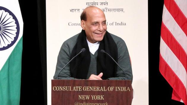 Defence Minister Rajnath Singh will meet his US counterpart, Mike Esper, in Washington on Dec 18, 2019 for the India-US 2+2 dialogue. (ANI) Defence Minister Rajnath Singh will meet his US counterpart, Mike Esper, in Washington on Dec 18, 2019 for the India-US 2+2 dialogue. (ANI)