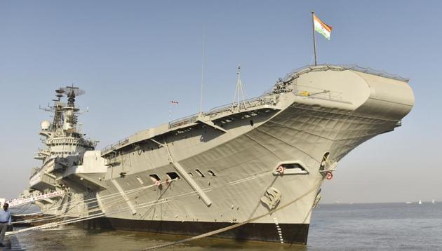 The e-auction of INS Viraat was conducted on Tuesday, between 12pm and 4pm, by MSTC(Anshuman Poyrekar/HT FILE Photo)