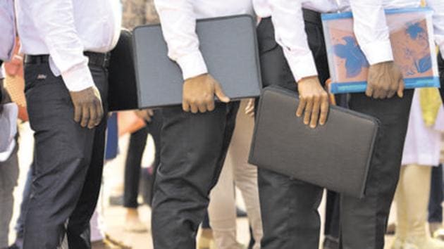 Meghalaya Police Recruitment Board (Sanchit Khanna/HT PHOTO) Meghalaya Police Recruitment Board (Sanchit Khanna/HT PHOTO)