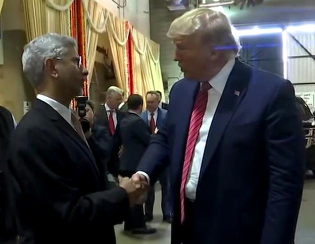 S Jaishankar with US President Donald Trump (ANI photo) S Jaishankar with US President Donald Trump (ANI photo)