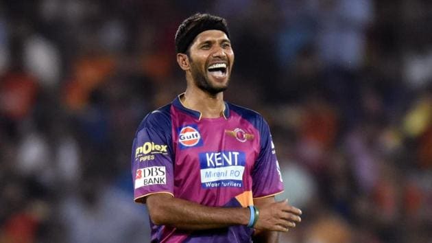 File image of Ashoke Dinda in action for Rising Pune Supergiant in IPL.(BCCI Image)