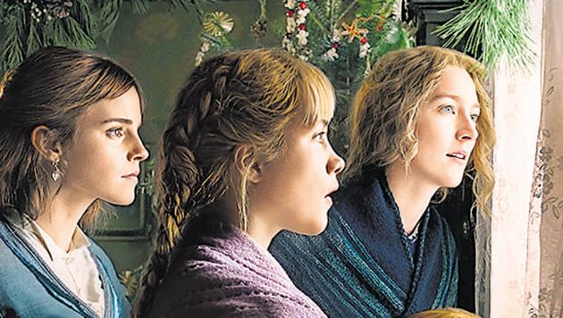 Eliza Scanlen, Saoirse Ronan, Emma Watson and Florence Pugh in a poster of the soon-to-be released film,