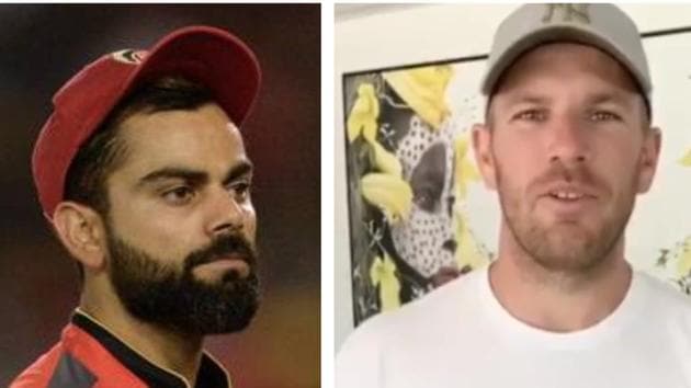 Virat Kohli and Aaron Finch. (IPL/Twitter) Virat Kohli and Aaron Finch. (IPL/Twitter)