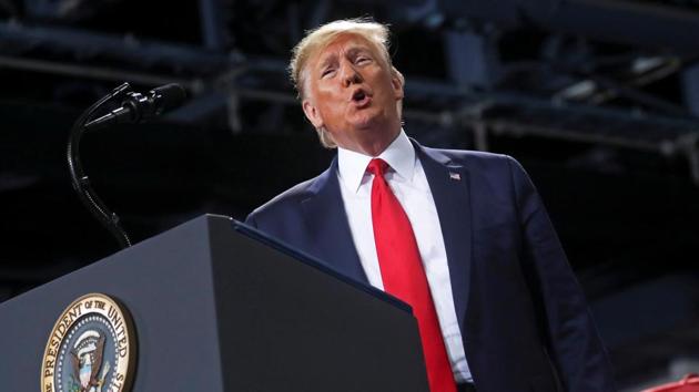 U.S. President Donald Trump speaks during a campaign rally in Battle Creek, Michigan, U.S. (REUTERS) U.S. President Donald Trump speaks during a campaign rally in Battle Creek, Michigan, U.S. (REUTERS)