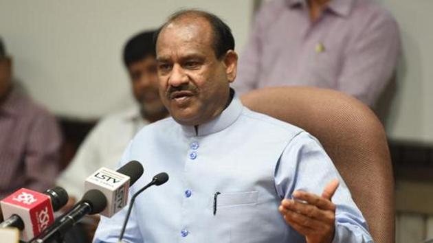 Lok Sabha Speaker Om Birla(Raj K Raj/HT PHOTO)