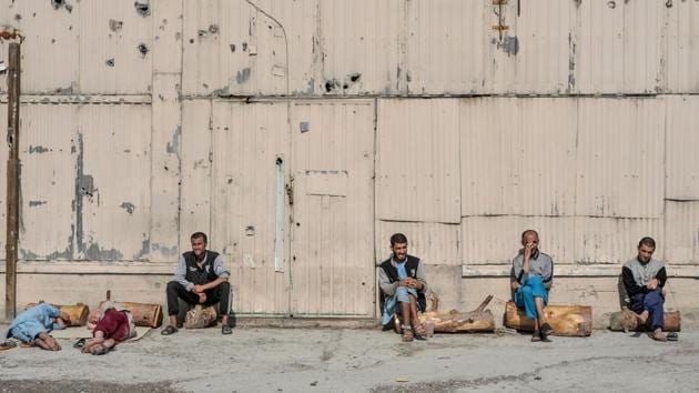Drug addicts rest at a drug treatment centre in Kabul, as part of a compulsory detox programme launched by the government. Data from 2015 -- when the last comprehensive national survey was carried out -- showed about three million drug addicts in Afghanistan, a huge proportion of the country’s estimated 37 million people. Experts say the number has only risen, and health officials estimate the proportion of addicts using meth could be as high as about 40%. (Noorullah Shirzada / AFP) Drug addicts rest at a drug treatment centre in Kabul, as part of a compulsory detox programme launched by the government. Data from 2015 -- when the last comprehensive national survey was carried out -- showed about three million drug addicts in Afghanistan, a huge proportion of the country’s estimated 37 million people. Experts say the number has only risen, and health officials estimate the proportion of addicts using meth could be as high as about 40%. (Noorullah Shirzada / AFP)