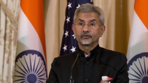 Indian External Affairs Minister Dr. S. Jaishankar speaks during a news conference after a bilateral meeting between the U.S. and India at the Department of State in Washington, Wednesday, Dec.18, 2019.(AP)