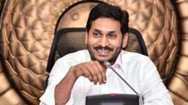 Andhra Pradesh Chief Minister YS Jagan Mohan Reddy was given the report recommending three state capitals on Friday (PTI Photo) Andhra Pradesh Chief Minister YS Jagan Mohan Reddy was given the report recommending three state capitals on Friday (PTI Photo)