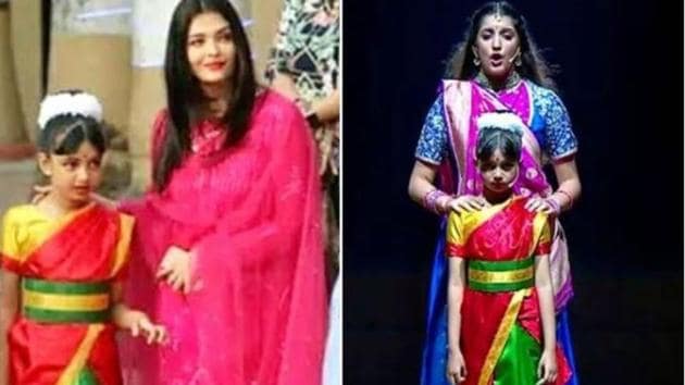 Aaradhya Bachchan at her school’s Annual Day function.