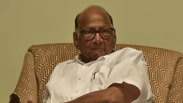 Sharad Pawar said by allowing persecuted minorities only from Pakistan, Afghanistan and Bangladesh, the Centre is trying to disturb religious and social harmony in India. ((Kunal Patil/HT Photo)) Sharad Pawar said by allowing persecuted minorities only from Pakistan, Afghanistan and Bangladesh, the Centre is trying to disturb religious and social harmony in India. ((Kunal Patil/HT Photo))