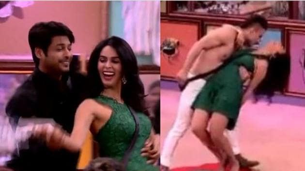 Bigg Boss 13 New guest Mallika Sherawat sits on Sidharth Shukla s