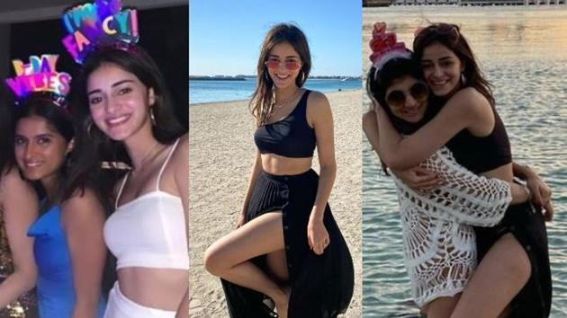 Ananya Panday having fun with her friends in Dubai.