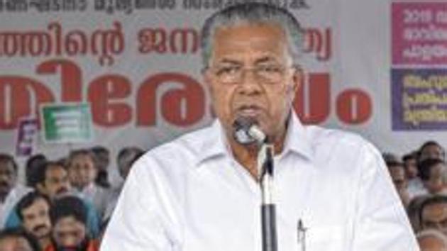 Kerala Chief Minister Pinarayi Vijayan slammed the detention of journalists in Mangaluru by Karnataka polic(PTI Photo) Kerala Chief Minister Pinarayi Vijayan slammed the detention of journalists in Mangaluru by Karnataka polic(PTI Photo)