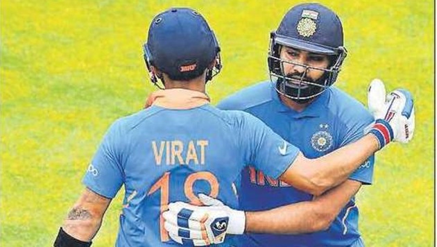 India captain Virat Kohli and Rohit Sharma(AP)