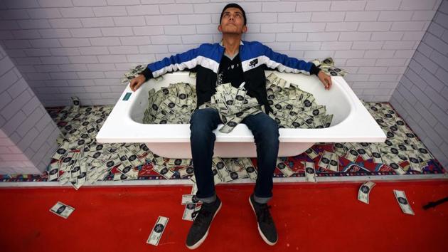 A cosplayer poses for a photograph during the Delhi Comic Con 2019, at NSIC Exhibition ground, Okhla, in New Delhi. (Amal KS / HT Photo) A cosplayer poses for a photograph during the Delhi Comic Con 2019, at NSIC Exhibition ground, Okhla, in New Delhi. (Amal KS / HT Photo)