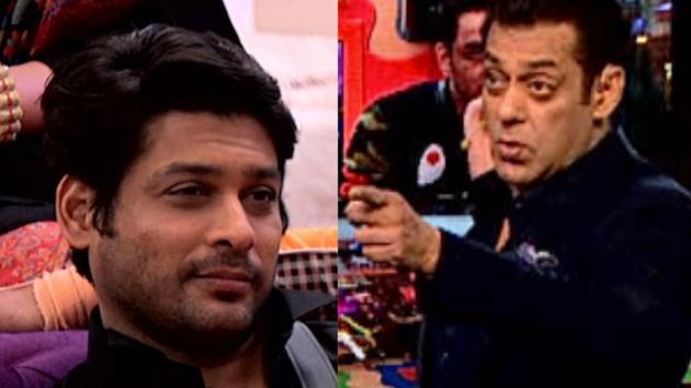 Bigg Boss 13 Salman Khan scolds Sidharth Shulka but clip removed