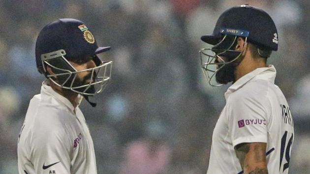 File image of India skipper Virat Kohli with Ajinkya Rahane.(AP)