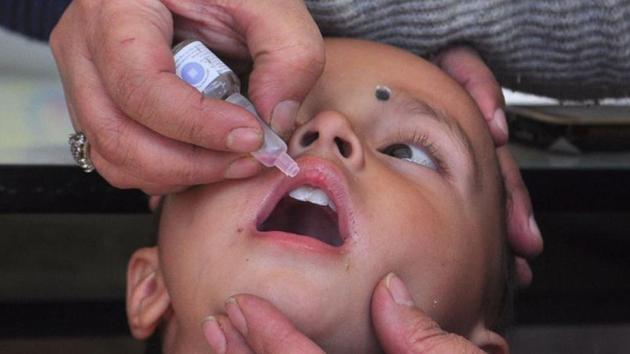 Pakistan is one of the three countries, along with Afghanistan and Nigeria, where polio is still endemic.(Santosh Rawat/HT Photo) Pakistan is one of the three countries, along with Afghanistan and Nigeria, where polio is still endemic.(Santosh Rawat/HT Photo)