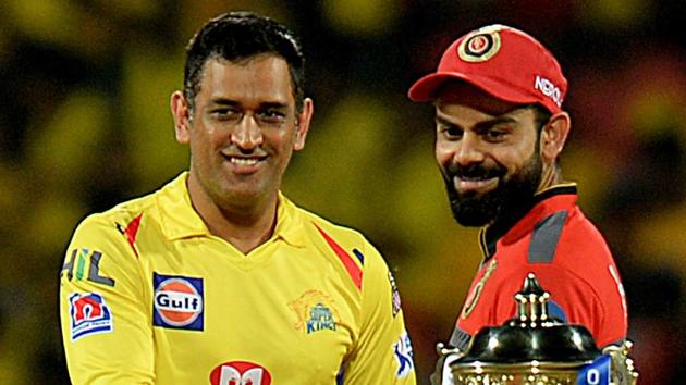 File image of CSK skipper MS Dhoni and RCB captain Virat Kohli. (AFP) File image of CSK skipper MS Dhoni and RCB captain Virat Kohli. (AFP)
