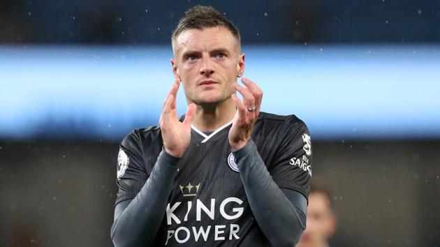 Leicester City's Jamie Vardy applauds fans after the match (Action Images via Reuters) Leicester City's Jamie Vardy applauds fans after the match (Action Images via Reuters)