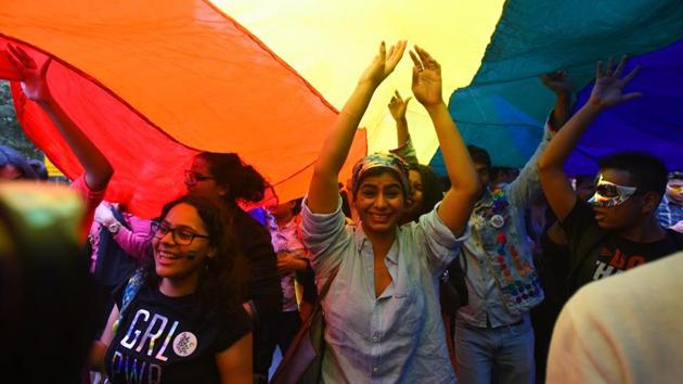 Members and allies of the lesbian, gay, bisexual, transgender (LGBT) community take part in Queer Pride March(Amal KS/HT PHOTO) Members and allies of the lesbian, gay, bisexual, transgender (LGBT) community take part in Queer Pride March(Amal KS/HT PHOTO)