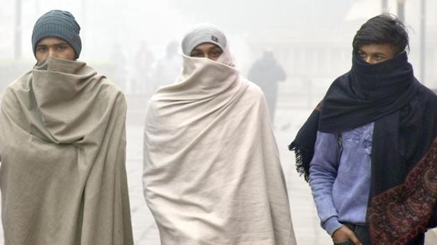 Northern India is under the grip of a severe cold spell, and cold or severe cold day conditions are likely to continue for the next five days in several areas in the plains, according to an India Meteorological Department (IMD) bulletin released on Wednesday.(Sameer Sehgal/Hindustan Times)