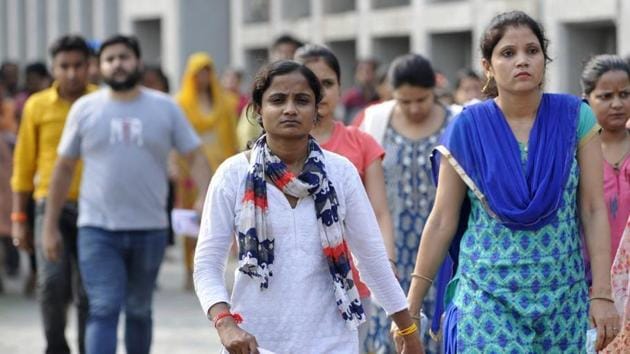 A total of 22.55% candidates have qualified the Central Teachers’ Eligibility Test (CTET) December 2019 examination. (HT File) A total of 22.55% candidates have qualified the Central Teachers’ Eligibility Test (CTET) December 2019 examination. (HT File)