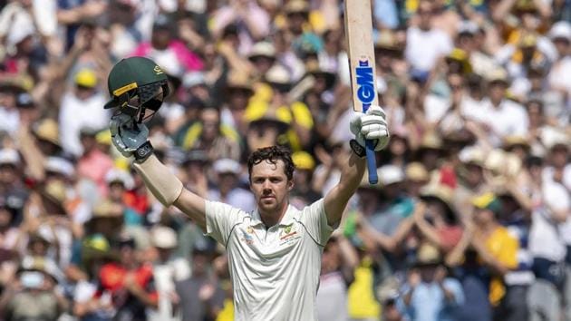 Melbourne: Australia's Travis Head celebrates scoring a century against New Zealand during play in their cricket test match in Melbourne, Australia, Friday, Dec. 27, 2019. (AP) Melbourne: Australia's Travis Head celebrates scoring a century against New Zealand during play in their cricket test match in Melbourne, Australia, Friday, Dec. 27, 2019. (AP)