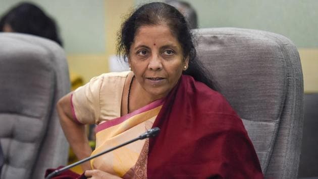 Union finance minister Nirmala Sitharaman on Thursday released a postage stamp to commemorate the service and contribution of the Directorate of Revenue Intelligence (DRI), according to a press release by the government.(PTI Photo) Union finance minister Nirmala Sitharaman on Thursday released a postage stamp to commemorate the service and contribution of the Directorate of Revenue Intelligence (DRI), according to a press release by the government.(PTI Photo)